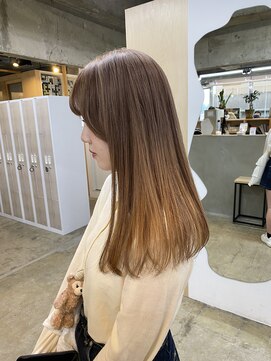 フリーラ 京都河原町三条店(freera) 1ブリーチ　柔らかベージュ