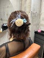 コージー(Kozy) ☆結婚式お呼ばれヘアアレンジ/ゆるふわハーフアップアレンジ☆