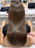 ミニウルフ髪質改善縮毛矯正酸性ストレートレイヤーカット/銀座