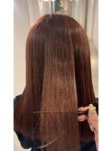 【髪質改善×縮毛矯正】自然な仕上がり＆ツヤ感◎