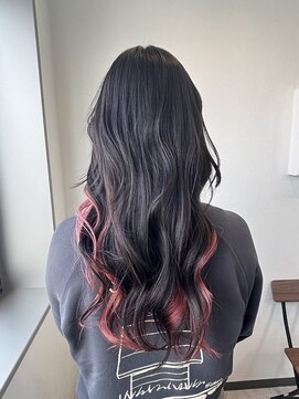 テーラヘアー 東川口店(TELAHAIR) ピンクのインナーカラー【TELA HAIR東川口】