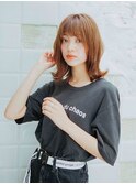 【錦糸町美容院Agate】ニュアンスカラー☆ガーリーウェーブ巻きh