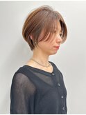 【寺本】エレガントショートヘア流し前髪