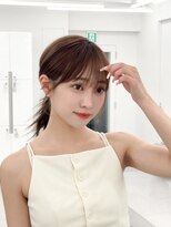 アマトウキョウスマートサロン(AMA TOKYO×Smart Salon)&nbsp;くびれレイヤー/顔まわりカット/くびれ巻き/レイヤーカット