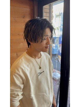 ヘアーサロン ミル(hair salon MiL) 【渋谷】センターパートウルフ