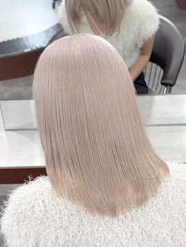 ニコ トウキョウ 渋谷(nico TOKYO) ダブルカラーミルクティーベージュピンクブラウンロングレイヤー