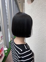 エルサフィロ ヨドヤバシ(el zafiro yodoyabashi)&nbsp;ナチュラルボブ×黒髪ボブ×大人ショートボブ 20代30代40代50代