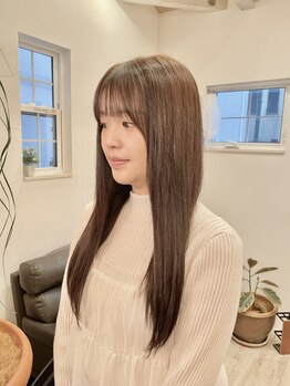 厳選されたこだわりの薬剤でシルクのようなうる艶髪へ♪トレンド×似合わせを叶えます＊
