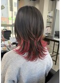 レイヤーカット/ウルフヘア/裾カラー#浜松駅#カラー#ブリーチ