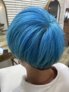 ヘアーメイク エクリュ(hairmake ecru) アクアブルー