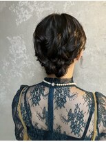 kotona【コトナ】&nbsp;黒髪ヘアセットパーティーヘアセットアップスタイル編み込み