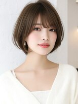アビリタ(abilita) ショートボブ ひし形シルエット 赤み消しベージュ 30代40代50代