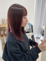 ソソ(soso.)&nbsp;イメチェン/ピンクベージュ/アンブレラカラー/前髪/木更津