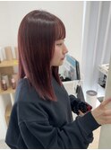 イメチェン/ピンクベージュ/アンブレラカラー/前髪/木更津