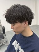 宇都宮メンズカットメンズパーマ波巻きスパイラルパーマツイスパ