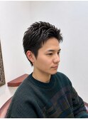 ナチュラルアップバングショート