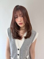 クラン 岡本(Chlan)&nbsp;ワンカールレイヤーロング　シースルーバング