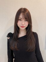 サロンド ノワ 本通(salon de Noix)&nbsp;韓国レイヤーストレート