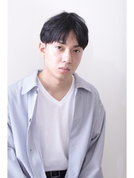 リメル 奥沢自由が丘店(Remel) スーツ短髪ツーブロック束感パーママッシュ黒髪ナチュラル