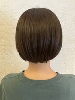 エルサフィロ キタハマ(el zafiro kitahama)&nbsp;20×30×40代×ショートボブ×ツヤ髪×オリーブグレージュ