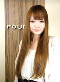 ベージュゴールド、ストレート