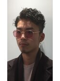 ワイルドなショートパーマ