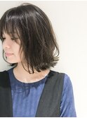 斜めバングクラシカルブルージュ外ハネボブ【CICATA関口/鎌倉】