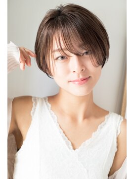 ヘアサロン ガリカ 表参道(hair salon Gallica) おとな可愛い色っぽショート　シルクグレージュ