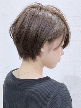 ジェービーヘア 稲毛(jb hair) 【毛先パーマ】でふんわり　レディショート　【稲毛】