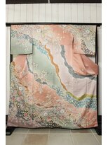 ルナクレセント (Luna crescent) 訪問着E-７　￥16500～(着付料込み)