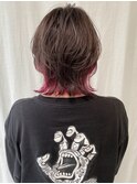 【ウルフ×レッドインナーback shot】