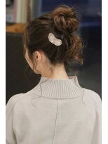 ビーワールド(B WORLD)&nbsp;首元すっきりゆるっとお団子ヘア【藤枝/オーガニックカラー】