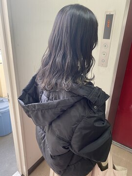 カラン(caran) 透け感ダークグレー