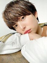 アイティーバイアルバム 八王子店(IT by ALBUM)&nbsp;ナチュラルショート_イヤリングカラーラベンダーカラー_8250