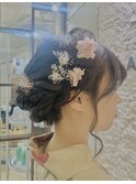 浴衣アップスタイル・ヘアセット