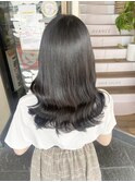 艶感のあるカラー×髪質改善カット×髪質改善カラー