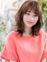 カバーヘア ブリス 志木南口駅前店(COVER HAIR bliss)&nbsp;ミルクティーピンク韓国風小顔くびれミディa志木20代30代40代