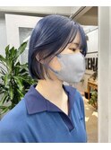 ネイビー×ラベンダーシルバー