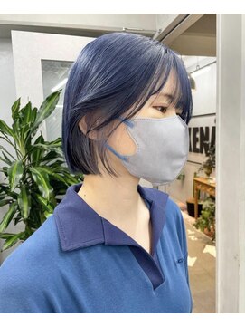 ジーナ(XENA) ネイビー×ラベンダーシルバー