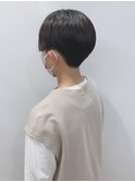 【松戸 岩口】短め黒髪ハンサムショート