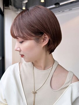 アイティー バイ アルバム 中野店(IT by ALBUM) 丸みショート_マチルダボブピンクベージュ_ba463591