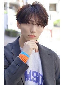 オーシャントーキョー サニー 原宿(OCEAN TOKYO Sunny) 韓国マッシュコンマバングツーブロックシースルーマッシュ