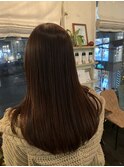 /美髪ストレート×切りっぱなし