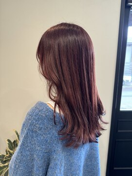 ラヴィン(LOVIN’) チェリーレッド/ロング/顔まわりカット