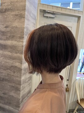 ヘアー ブランコ(hair Blanco) フェイスフレーミングカラーショートスタイル