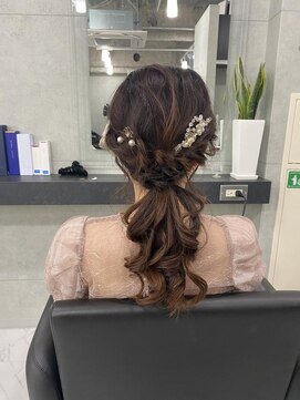 エンディアリング 東銀座(Endearing) 銀座/東銀座/切りっぱなしボブ/エアリーロング/ブラウン