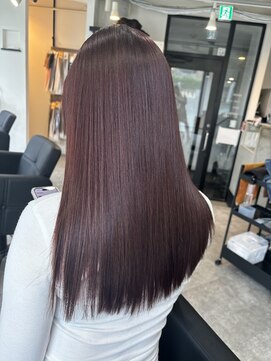 ラフ 難波店(LAFF) #黒髪#ボブルフ#ネビージュ#小顔#ワンレン