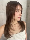 韓国風Ｉラインロングレイヤー