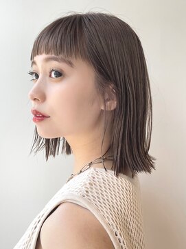 ガーデンヨコハマ(GARDEN YOKOHAMA) 切りっぱなしタッセルボブイメチェンヘア前髪カットダブルカラー