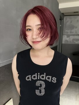 キャロルガーデンズ ボコカ 表参道(Carroll Gardens bococa) ブリーチ、レッド、ボブ、ボブレイヤー